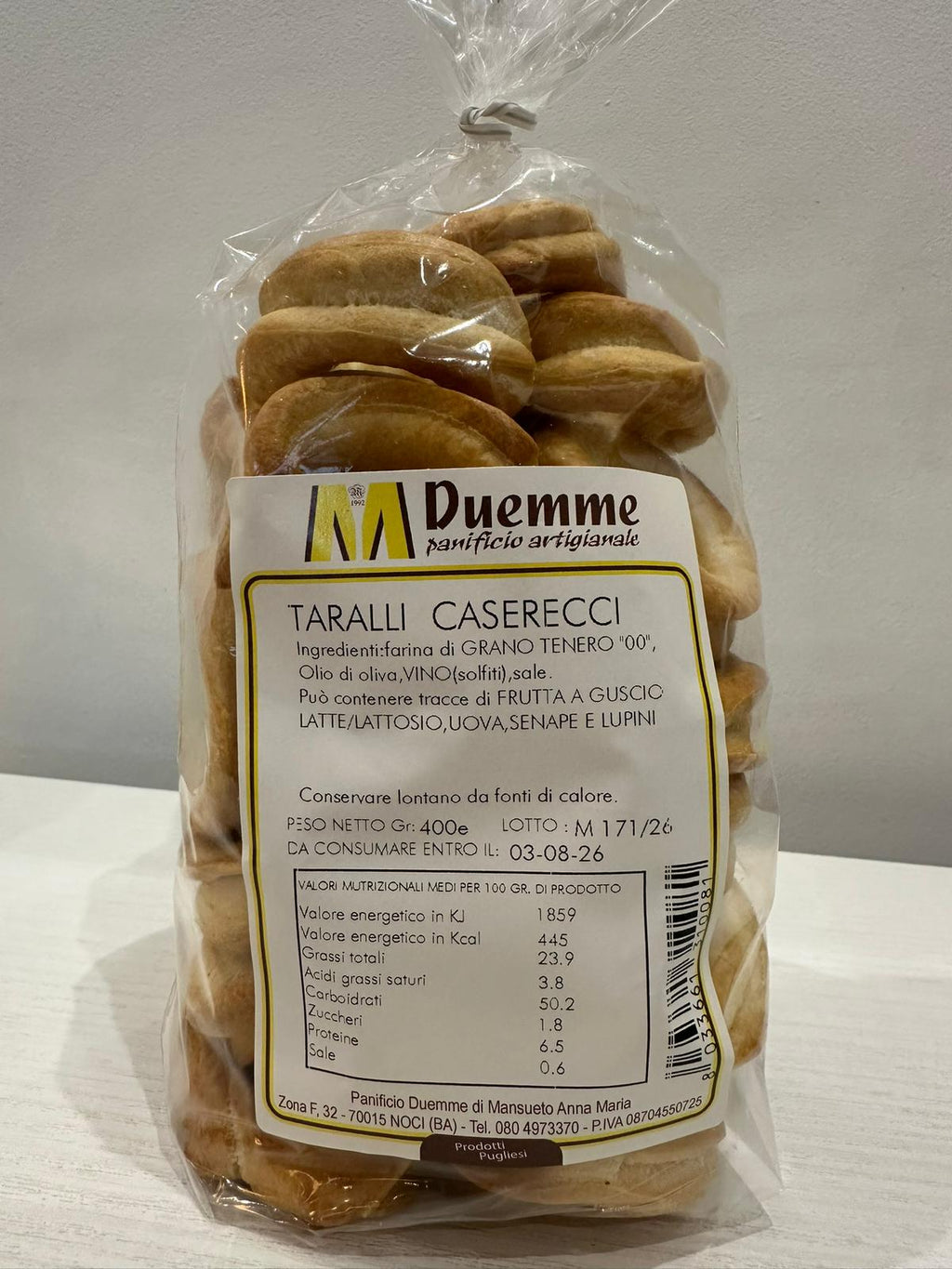 Taralli caserecci
