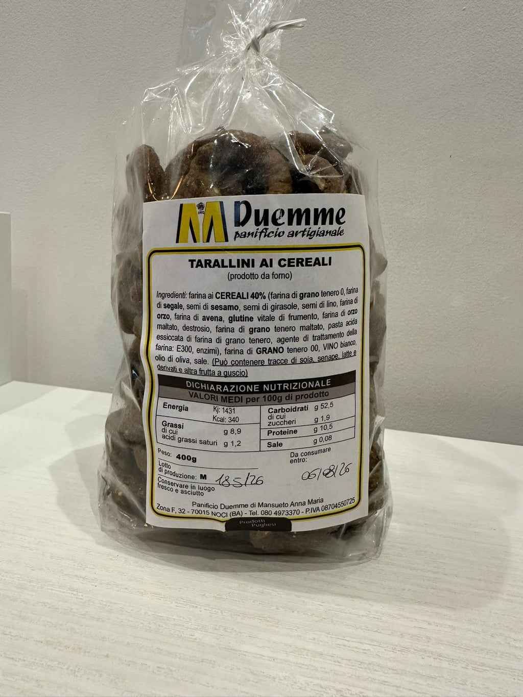 Tarallini ai cereali